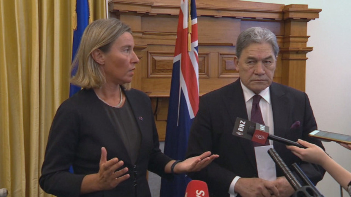 New Zealand: Mogherini encourages EU to defy Trump on Iran trade