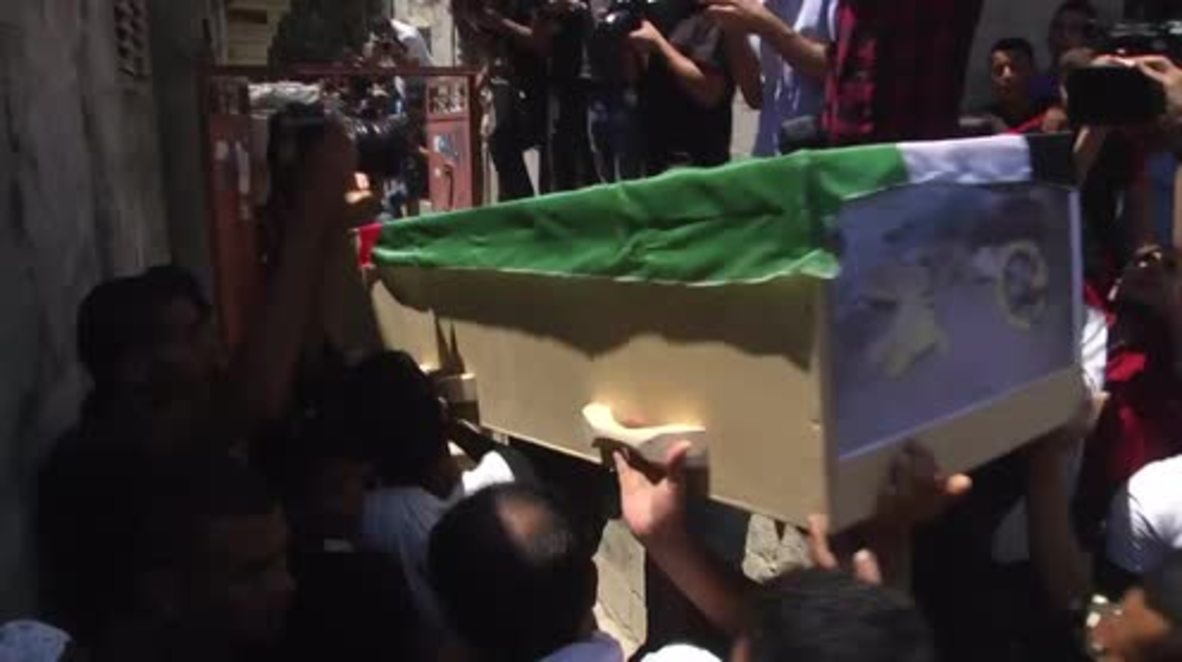 State of Palestine: Funeral held for mother and baby killed in Israel strike