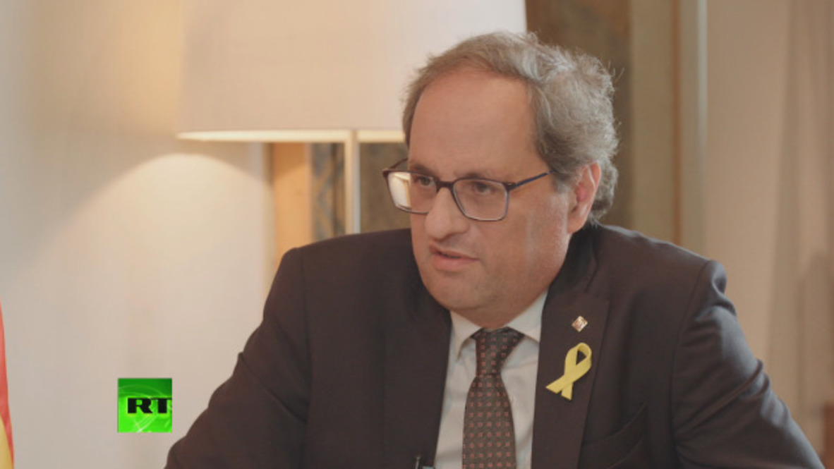 Spain: Catalan President Torra demands release of political prisoners