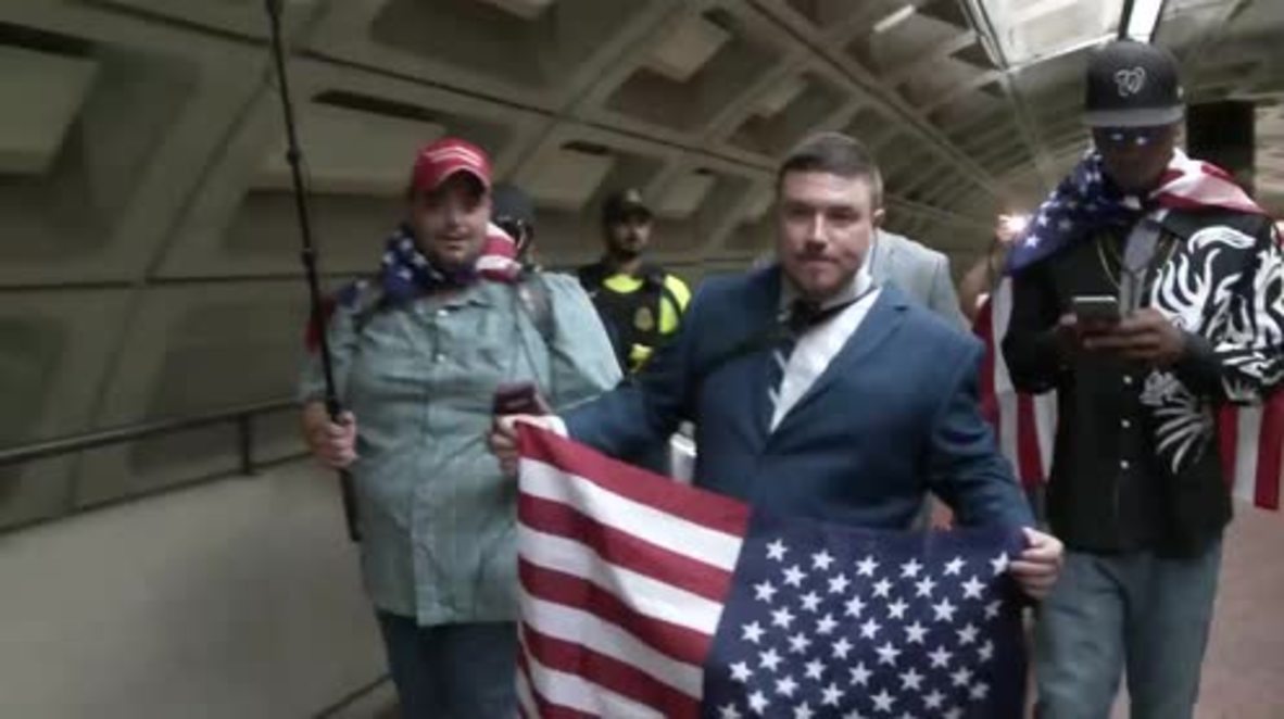 EE. UU.: “Derecha unida 2” se cruza cara a cara con los antifascistas en Washington D. C.