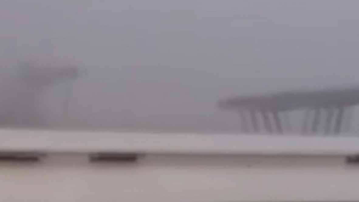 Italia: El momento dramático de la caída del puente de Génova