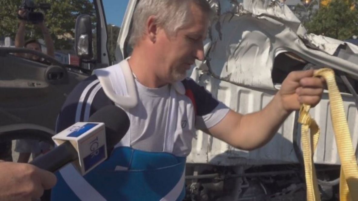 Italy: 'Miraculous' survivor of Genoa bridge disaster recounts experience