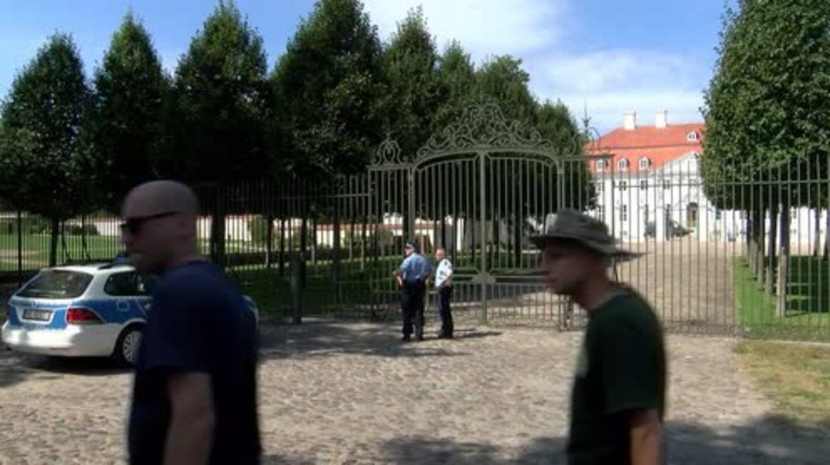 Germany: Security measures in place at Schloss Meseberg ahead of Putin visit