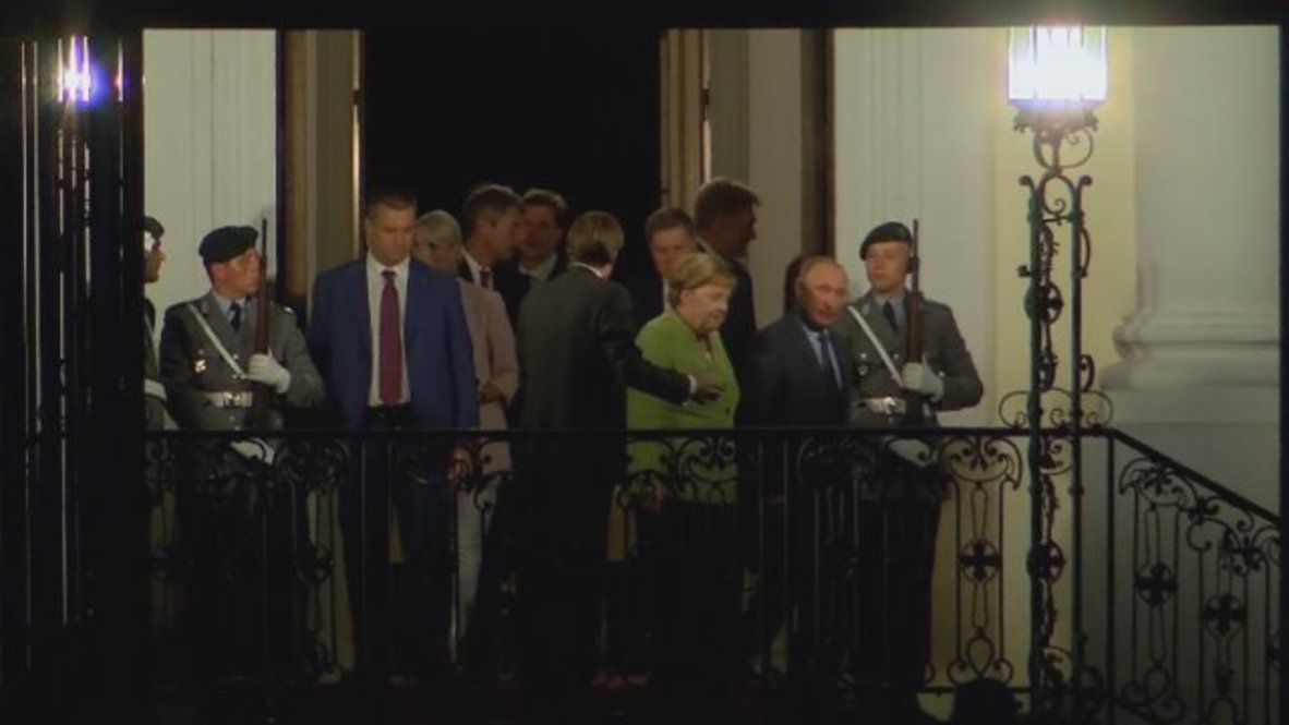 Germany: Putin leaves Merkel retreat after three hours of talks