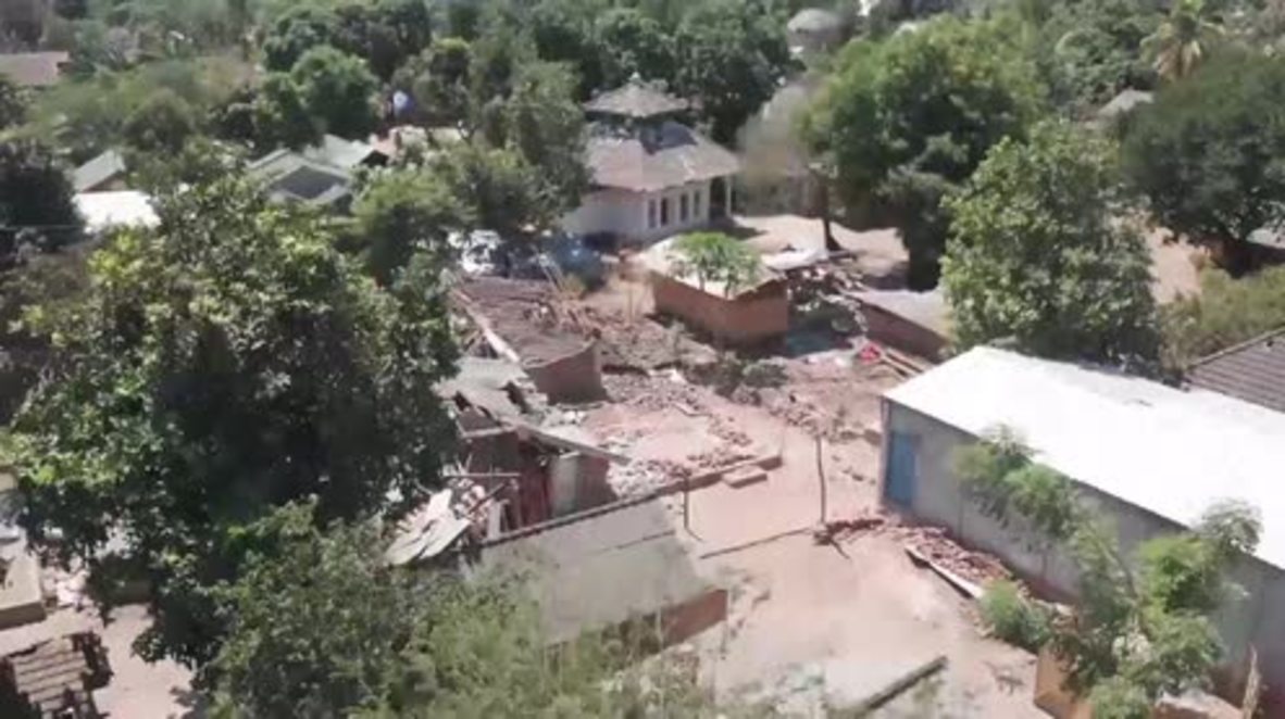 Indonesia: Impactantes imágenes de drones muestran la destrucción tras un nuevo terremoto en Lombok