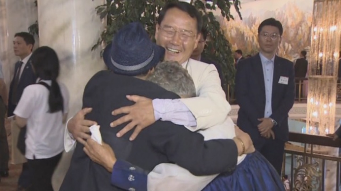 North Korea: Families separated by war reunite after six long decades