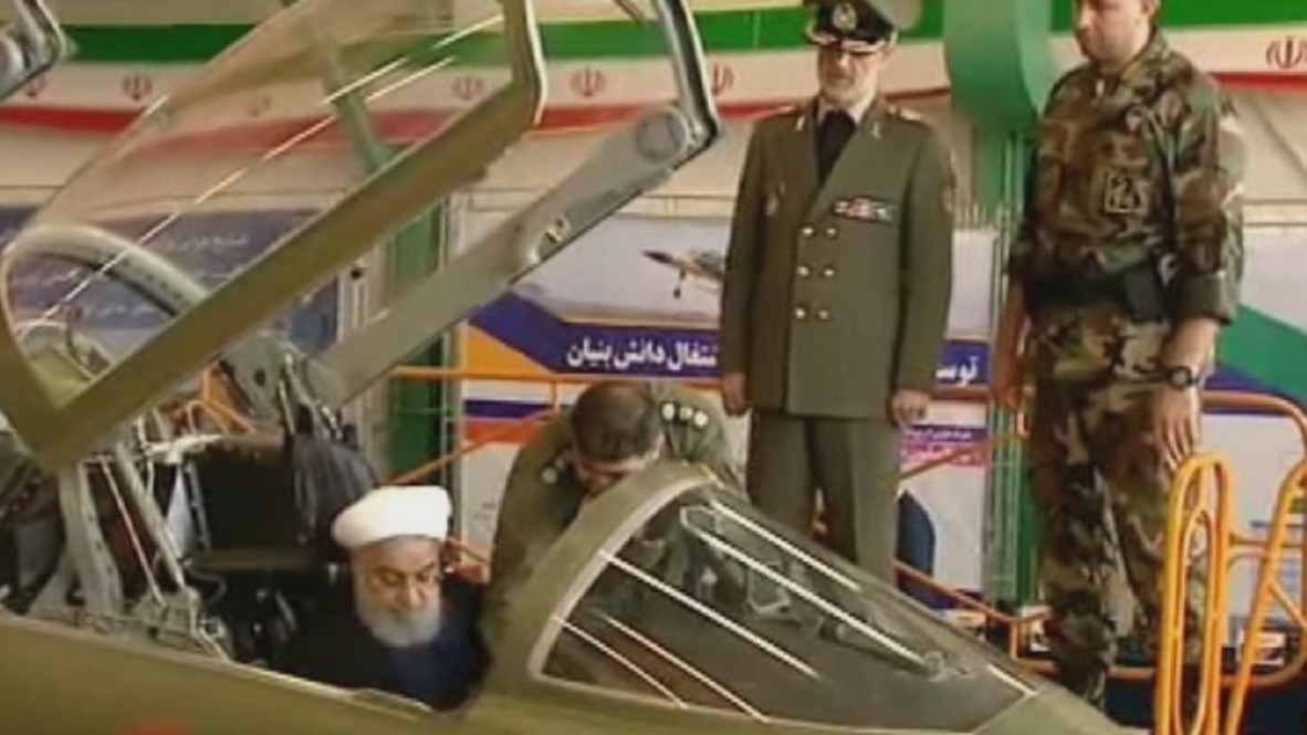 Iran: Rouhani unveils Tehran’s first domestic fighter jet 'Kowsar'