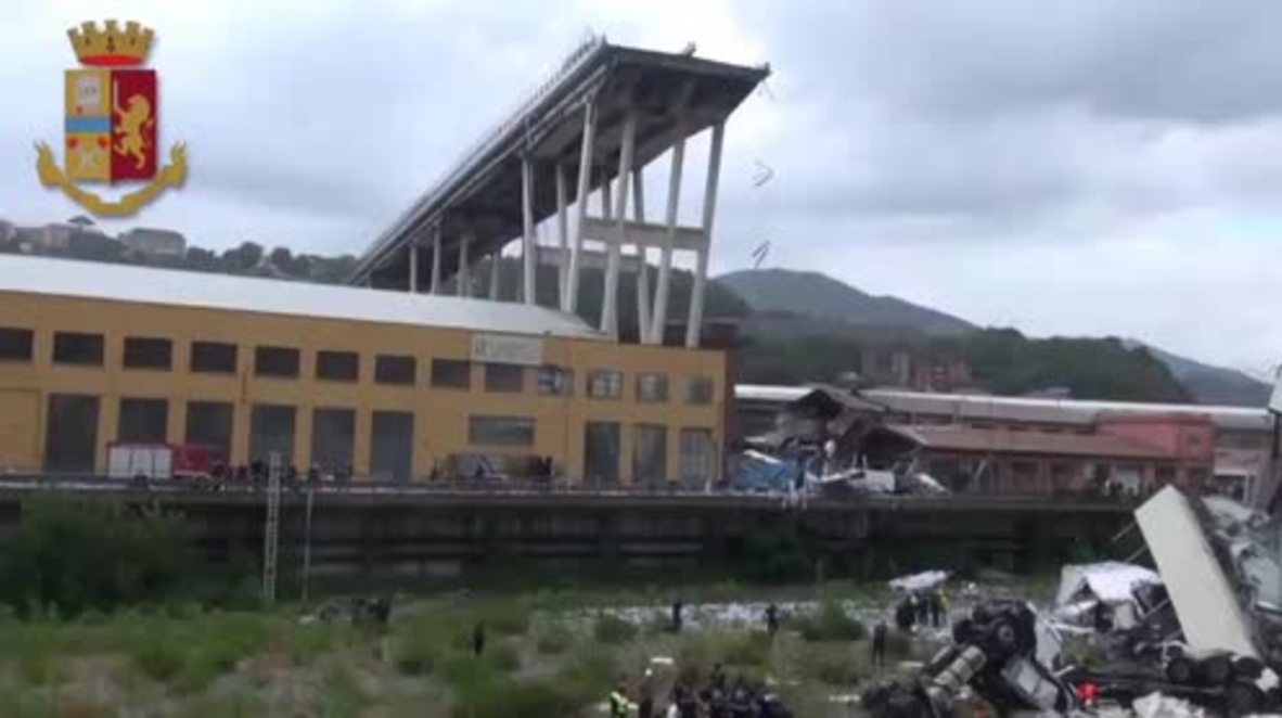 Italy: New footage reveals aftermath of tragic Genoa bridge collapse
