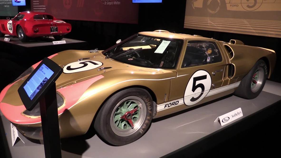 USA: Legendary 1966 Le Mans finalist Ford GT40 set to fetch $12 mil at auction
