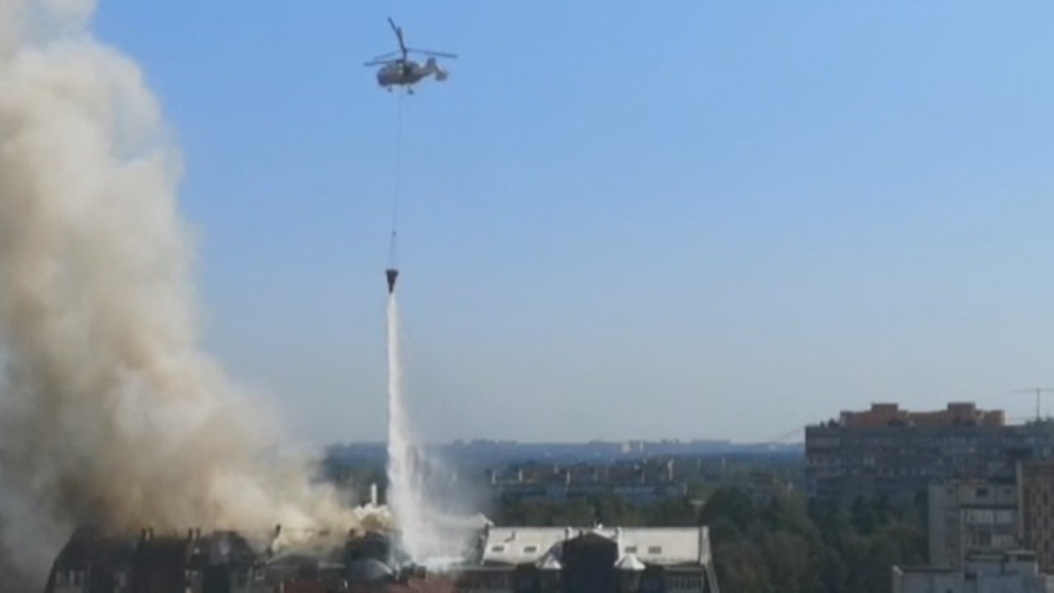 Russia: EMERCOM dispatches choppers to fight Moscow Region fire
