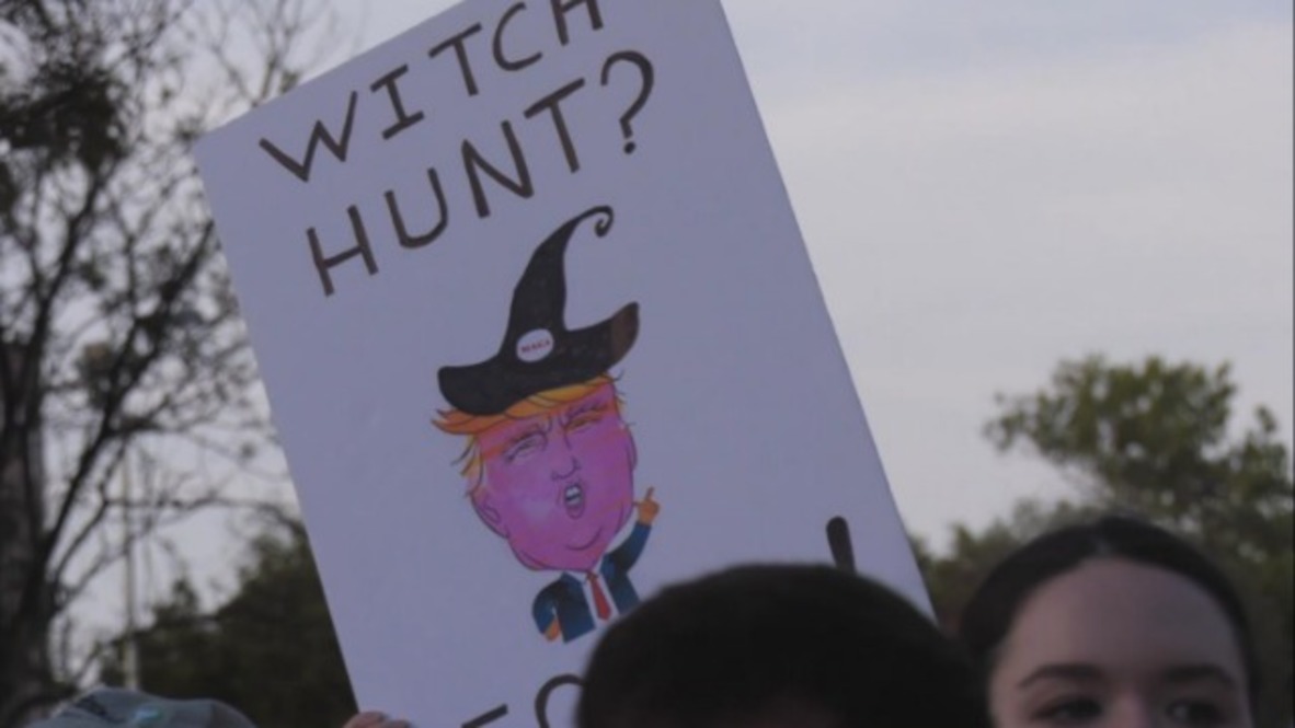USA: 300-strong anti-Trump rally hits Evansville in Indiana