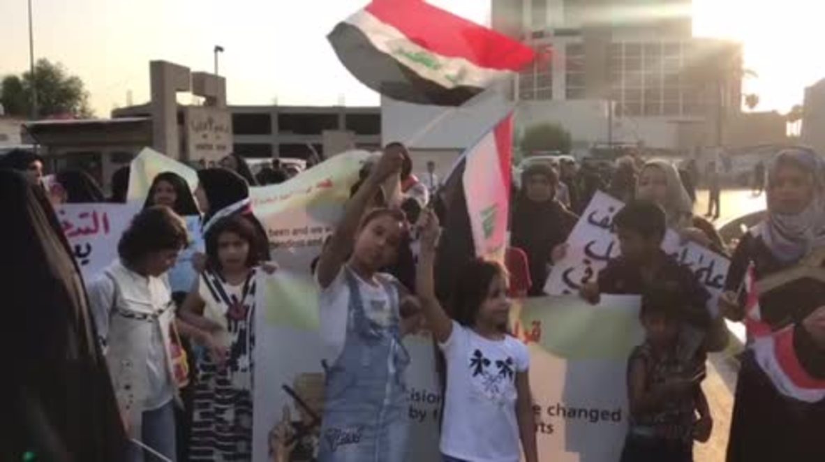 Iraq: Hundreds hit Baghdad to protest ‘US interference’ in Iraqi affairs