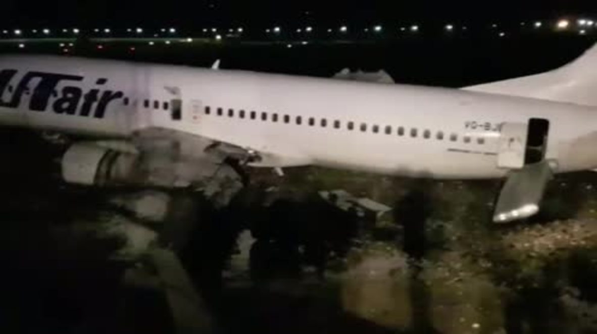 Russia: 18 injured as plane skids off runway at Sochi Airport