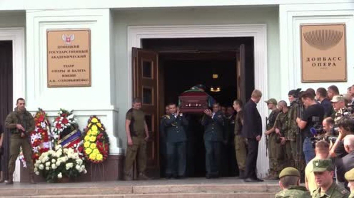 Ukraine: Russian politicians pay tribute to slain head of Donetsk
