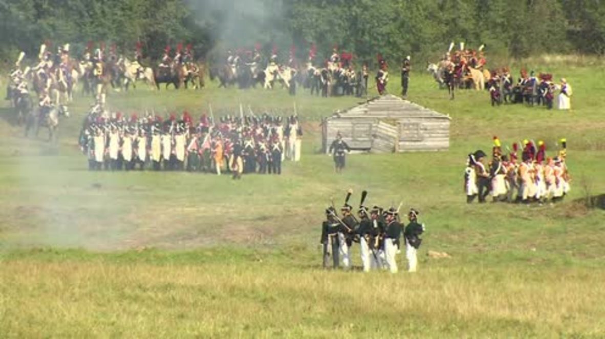 Travel back to 1812! Watch re-enactment of Battle of Borodino