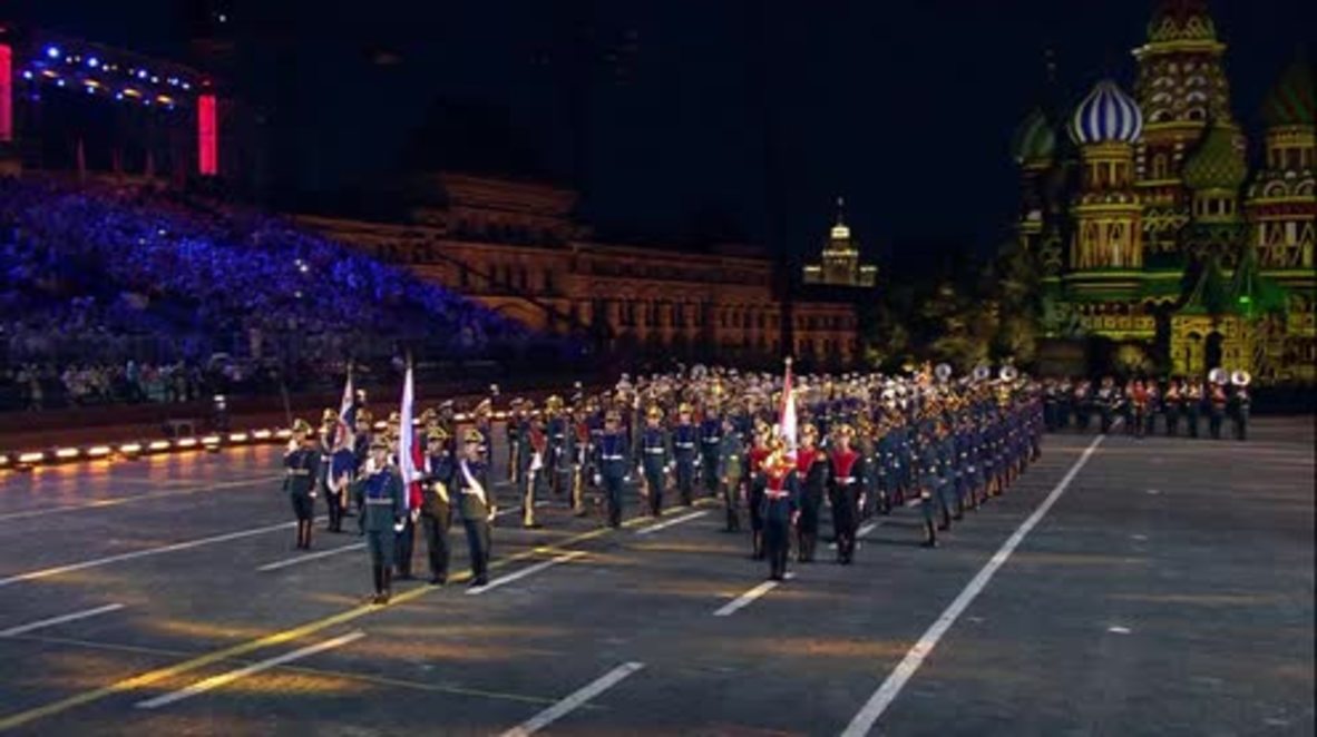 Russia: Stunning closing ceremony for 'Spasskaya Tower' held in Moscow