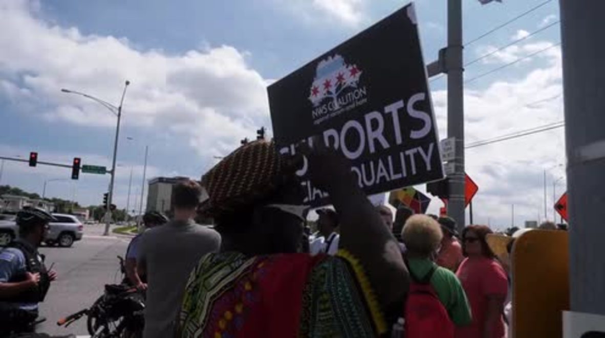 USA: 12 arrested in Chicago Labour Day anti-violence protest