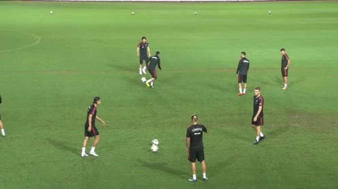Turquía: Turquía entrena para su primer partido de la Liga de Naciones de la UEFA
