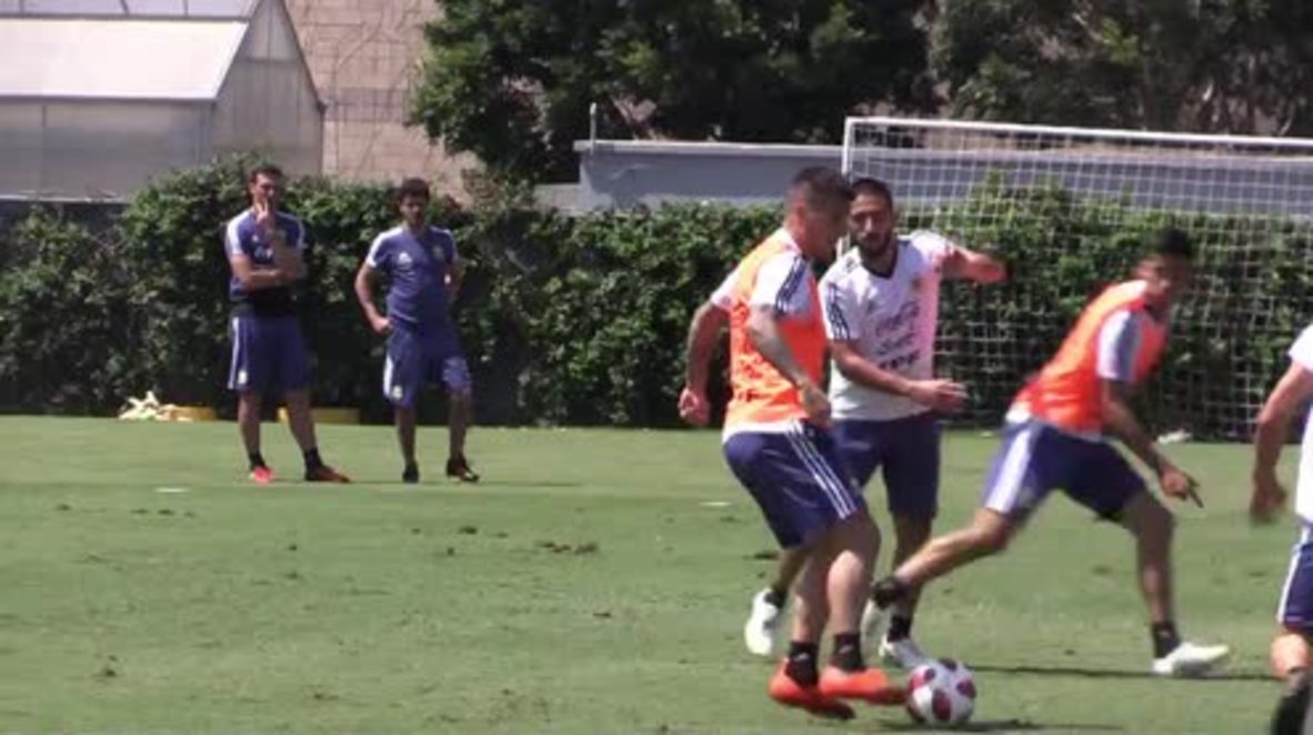 USA: Argentina train in LA ahead of Guatemala friendly