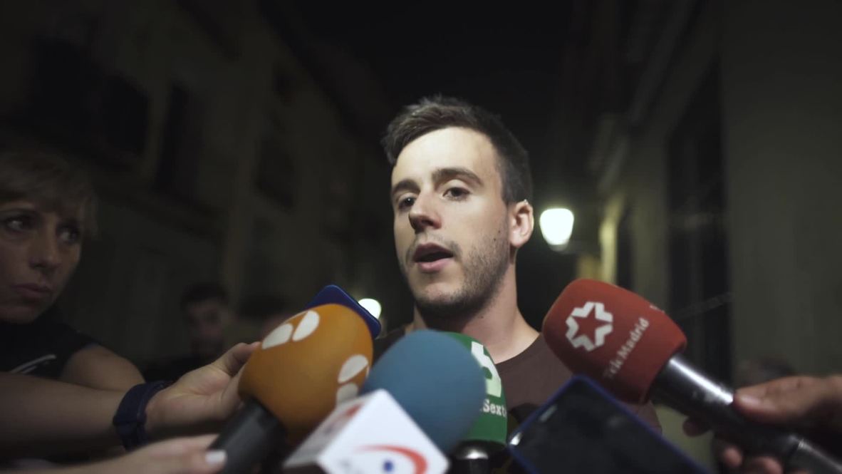 España: Activistas protestan en Madrid por la detención de un actor acusado de BLASFEMIA