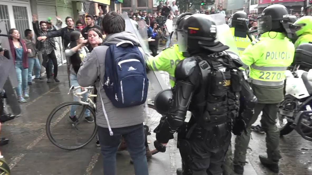Colombia: Student riots take a violent turn in Bogata