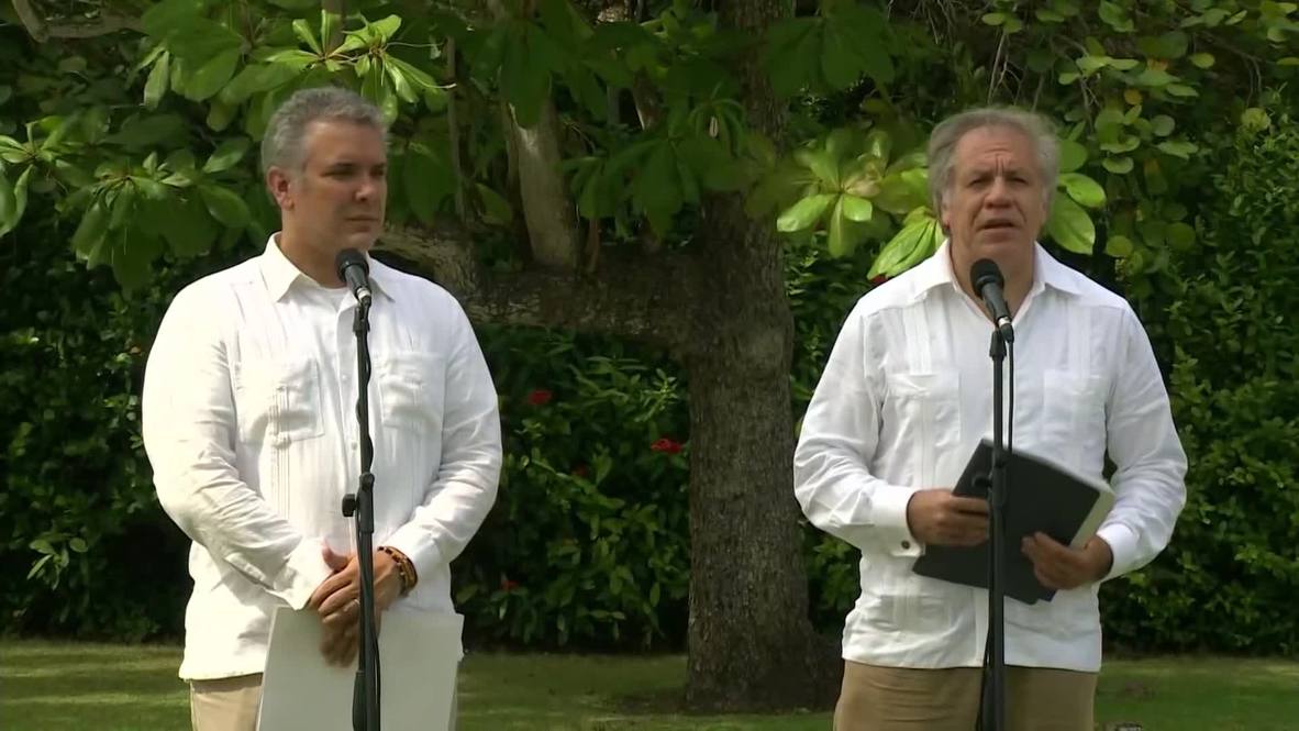 Colombia: Secretario General de la OEA, Iván Duque, responsabiliza a Maduro de la crisis migratoria venezolana
