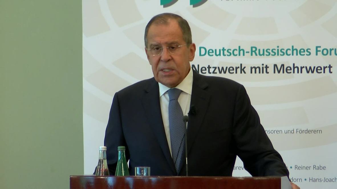 Germany: Lavrov disputes claims of imminent SAA offensive on Idlib