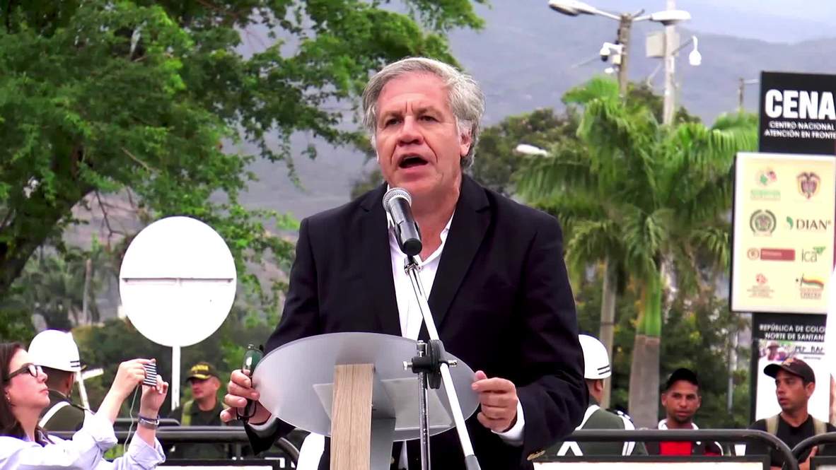Colombia: OAS Sec-Gen. demands int'l response to Maduro 'dictatorship'