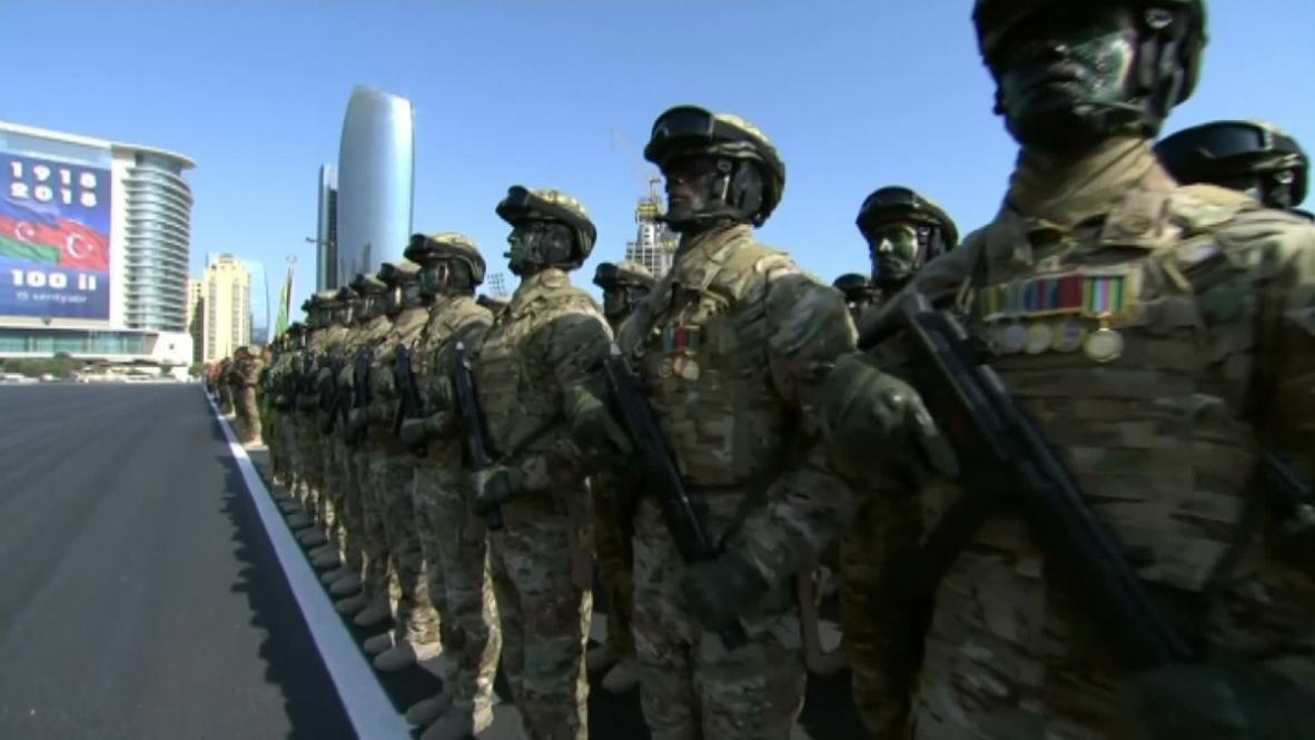 Azerbaijan: Erdogan attends military parade during Baku visit