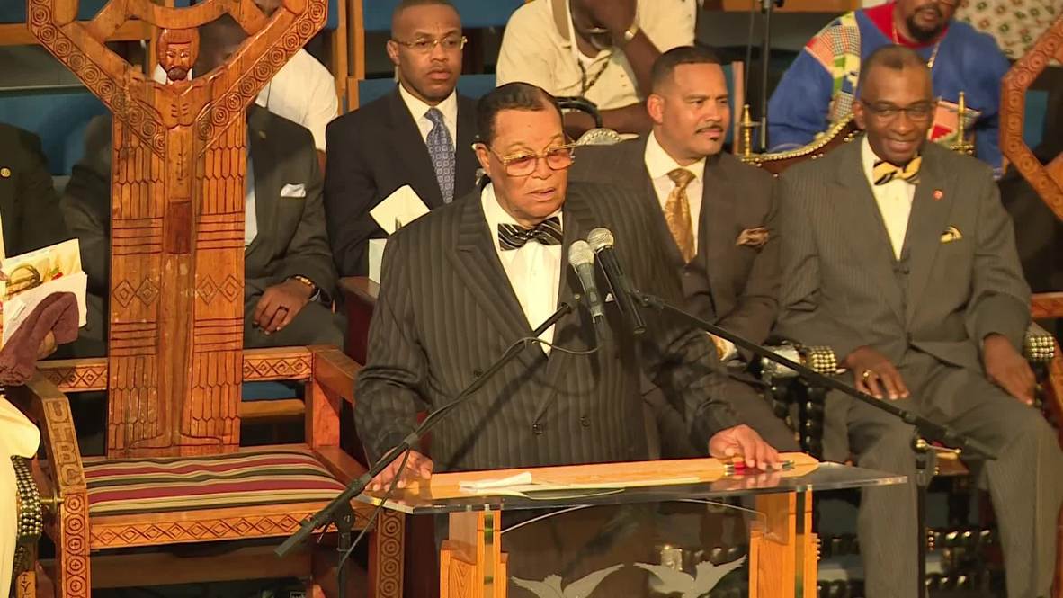 USA: Farrakhan calls Florence 'judgement of God' against America