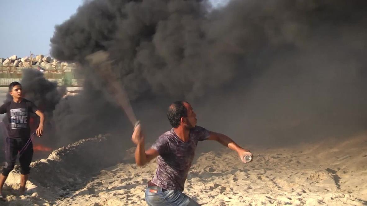 State of Palestine: Israeli forces break up Gaza Strip port protest
