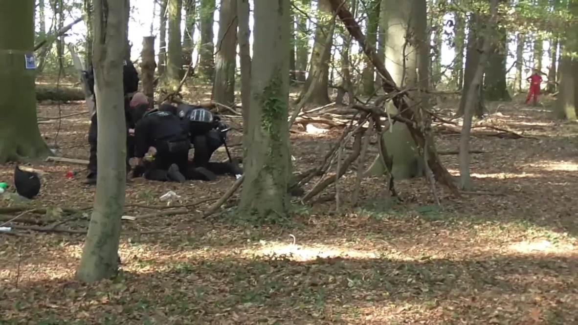 Germany: Graphic moment journalist dies after Hambach Forest fall