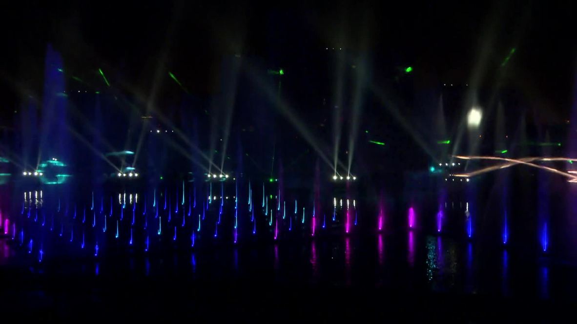 Russia: Breathtaking fireworks and light installations illuminate Moscow
