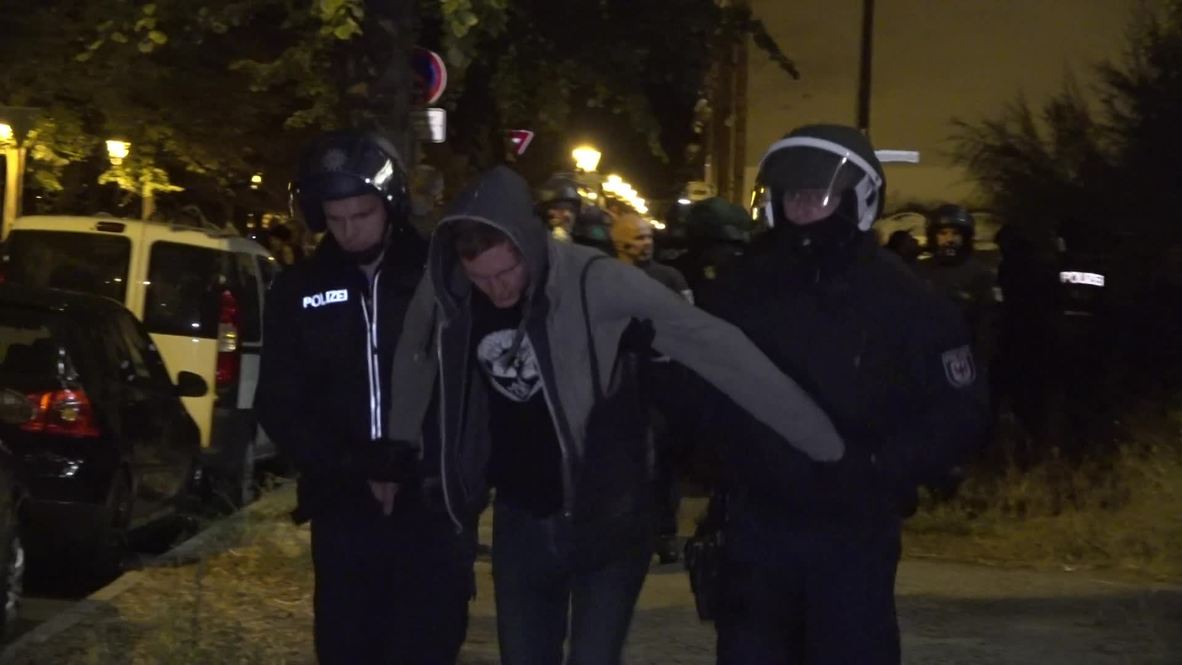 Germany: Police detain squatters protesting rising rental costs in Potsdam