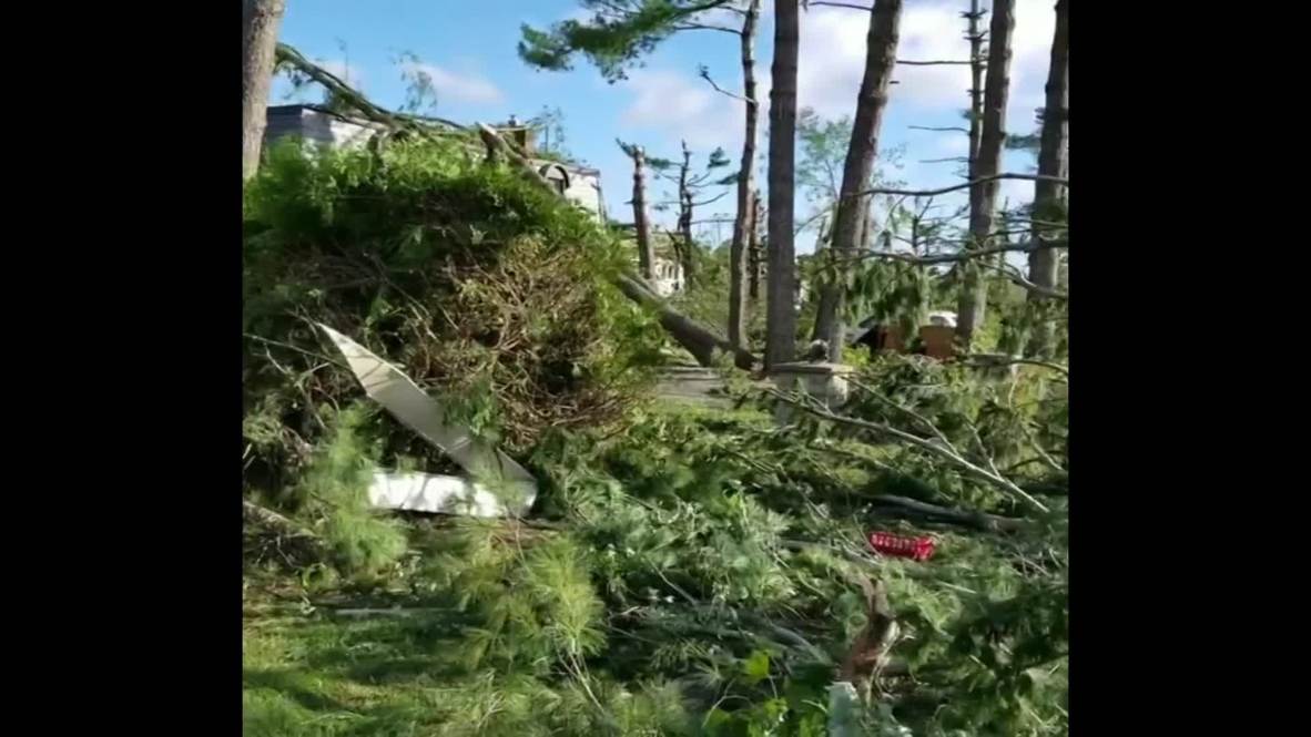 Canada: Homes left damaged after twin tornados tear through Ottawa