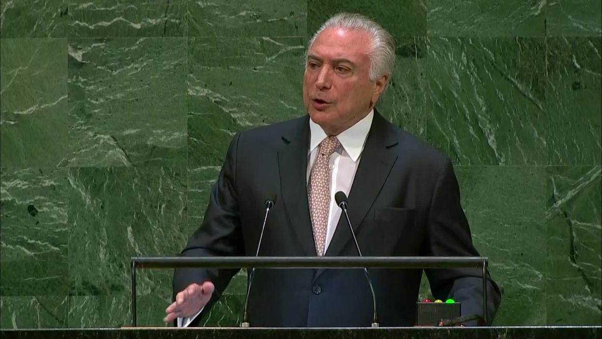 UN: Global 'duty' to protect 250 million migrants - Brazilian president