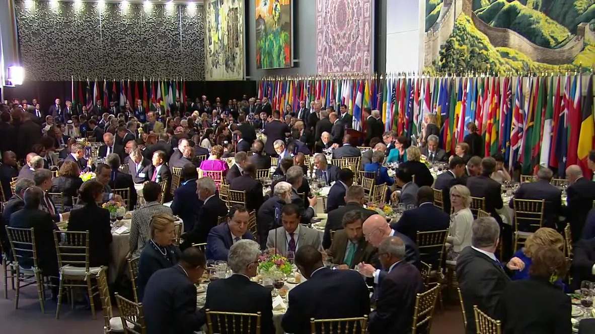ONU: Trump brinda en honor a la ONU tras su discurso en la Asamblea General