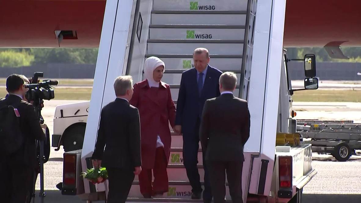 Germany: Erdogan arrives to Berlin for formal visit
