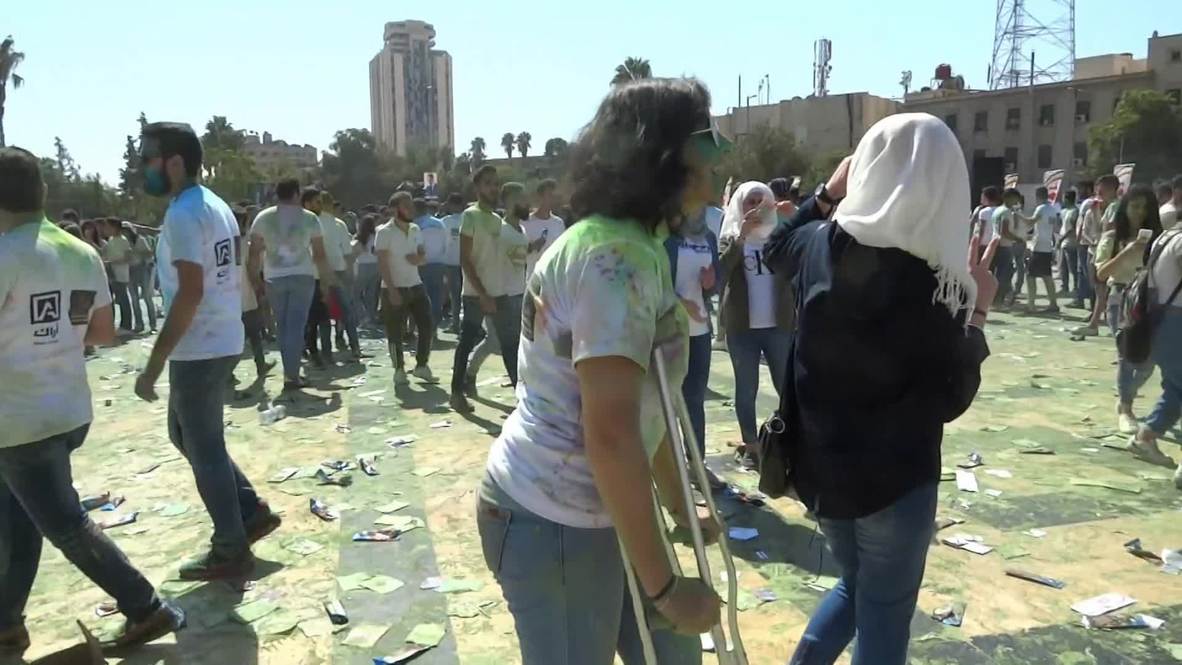 Syria: Colourful ‘I Love Aleppo’ festival bursts to life