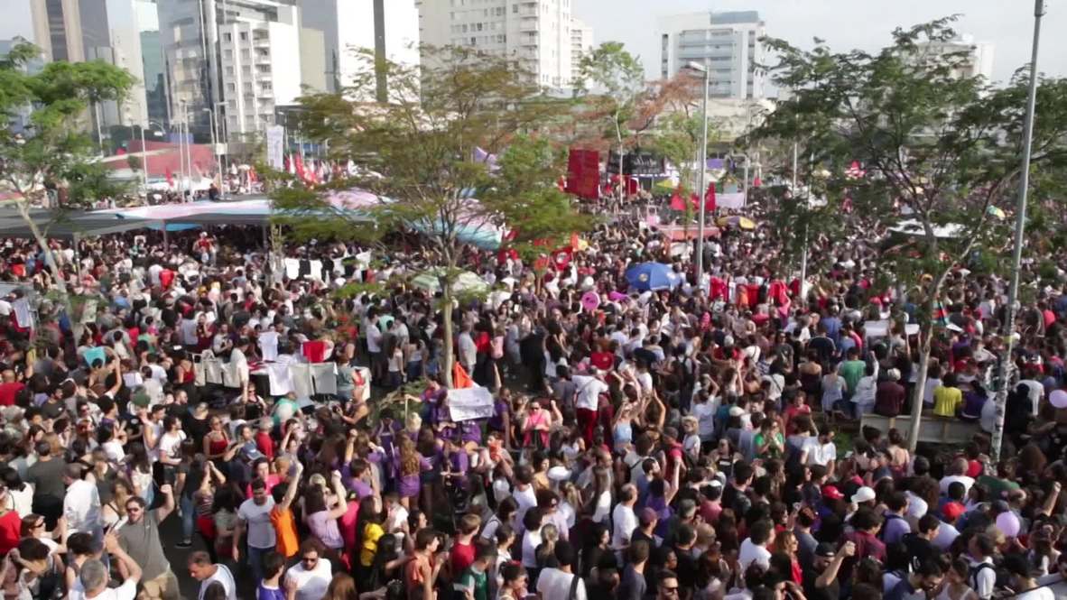Brazil: Anti-Bolsonaro protest sweeps through Sao Paulo