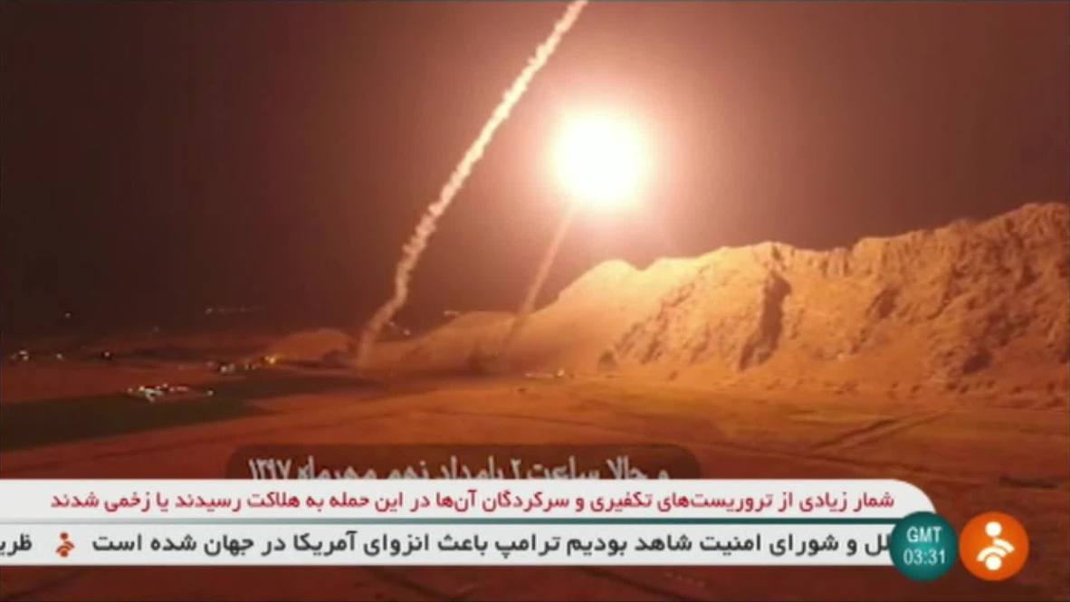 Irán: Ejército iraní lanza un ataque con misiles en Siria
