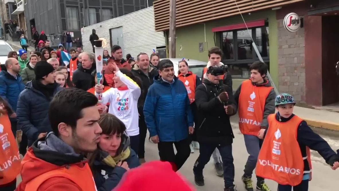 Argentina: Buenos Aires 2018 Youth Olympic flame relayed at world’s end