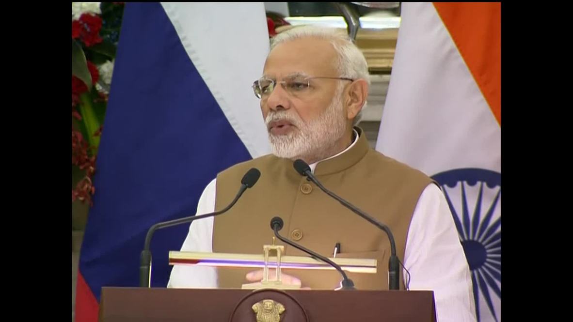 India: Putin praises military cooperation with India
