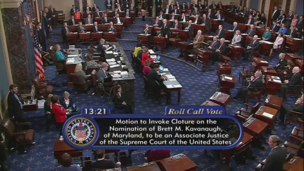 USA: Senate votes yes to advancing to final Kavanaugh vote