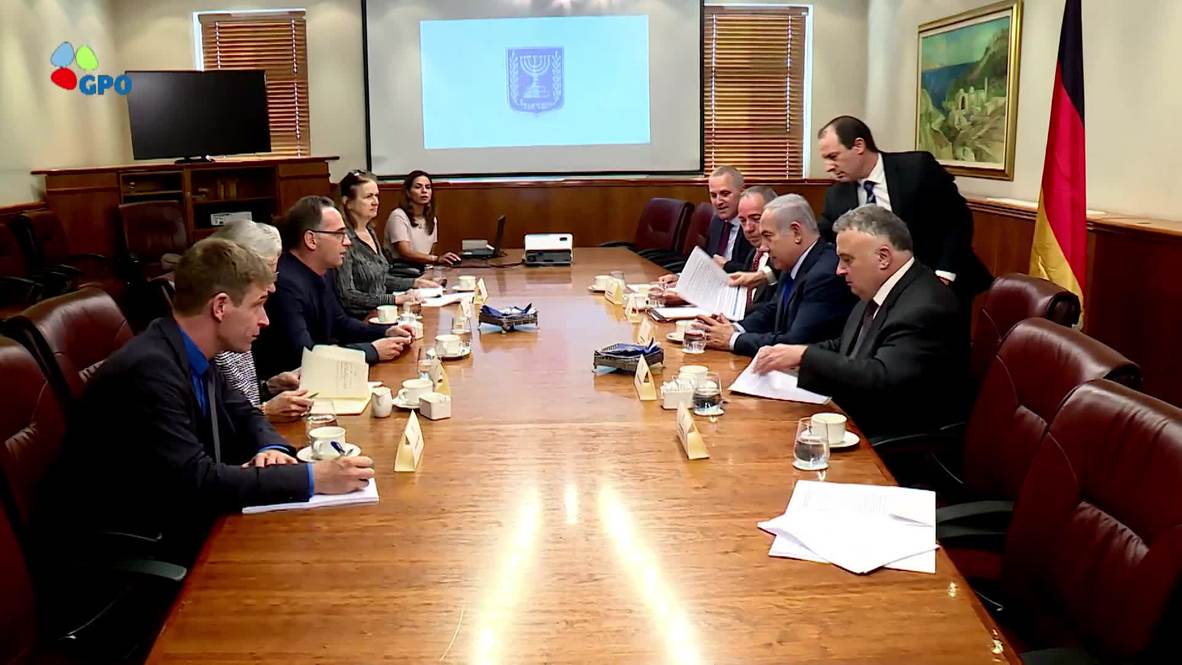 Israel: Netanyahu meets with German FM Maas