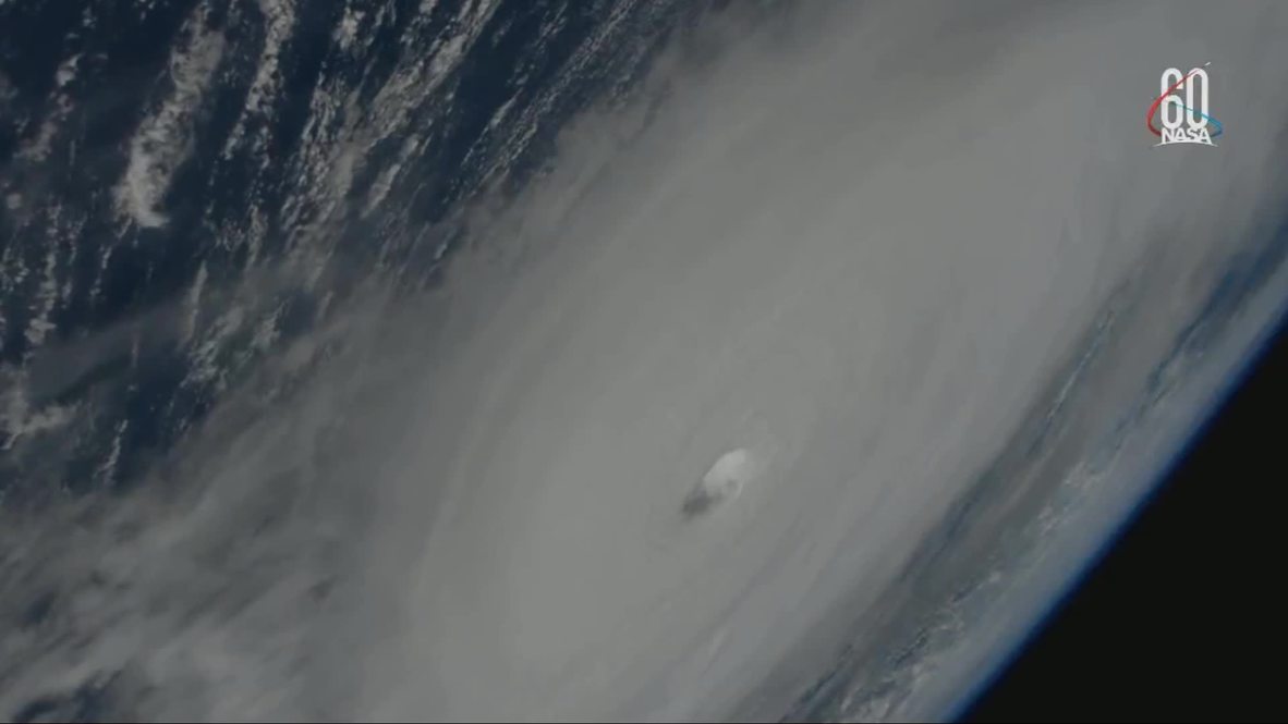 ISS: Watch from above as hurricane Michael hits US mainland