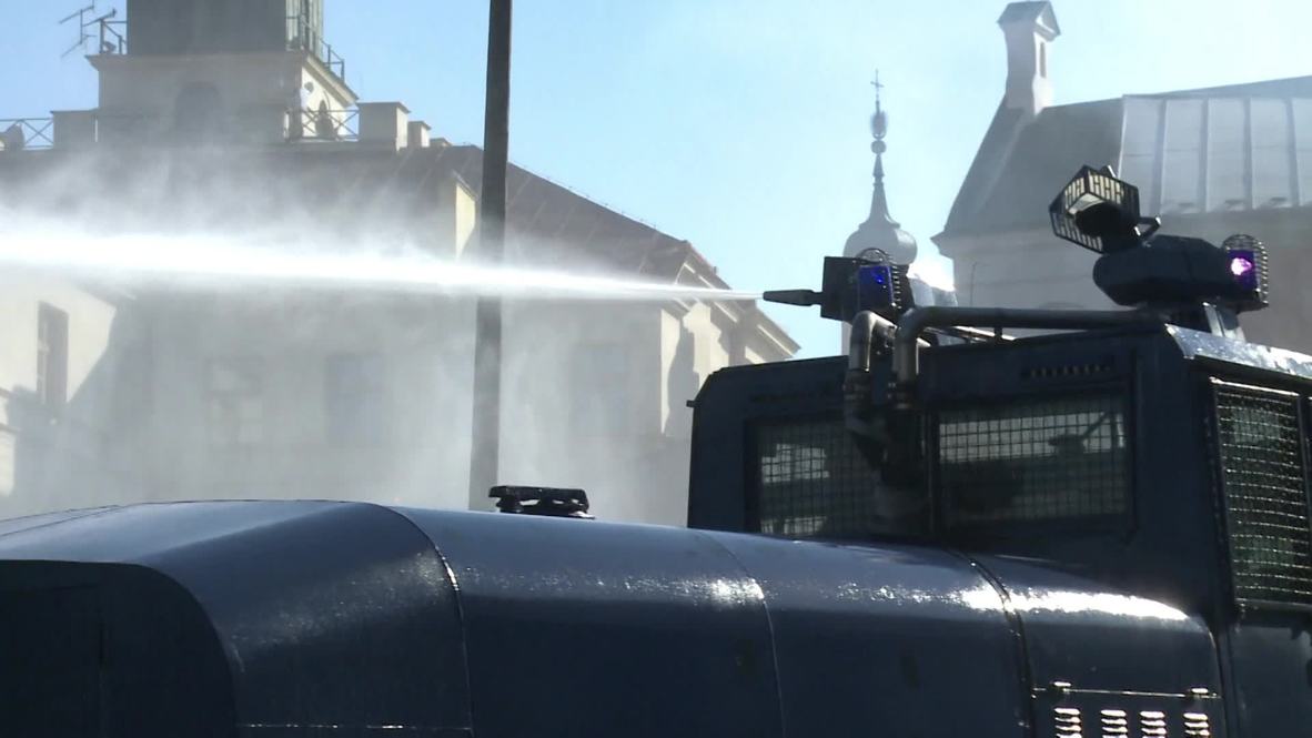 Polonia: Enfrentamientos durante el primer desfile de la igualdad en Lublin