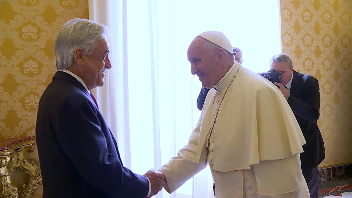 Holy See: Pope defrocks two Chilean priests as Pinera visits Vatican