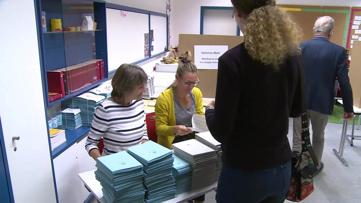 Germany: Voting begins for Bavarian state parliament in Munich