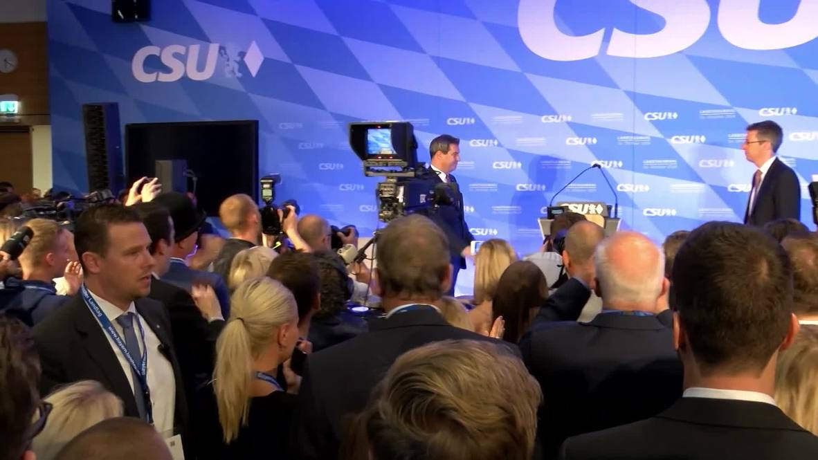 Germany: 'Catastrophic' - CSU suffers worst election result in 68 years